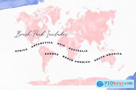 World Watercolor PS Brush Pack 5246605