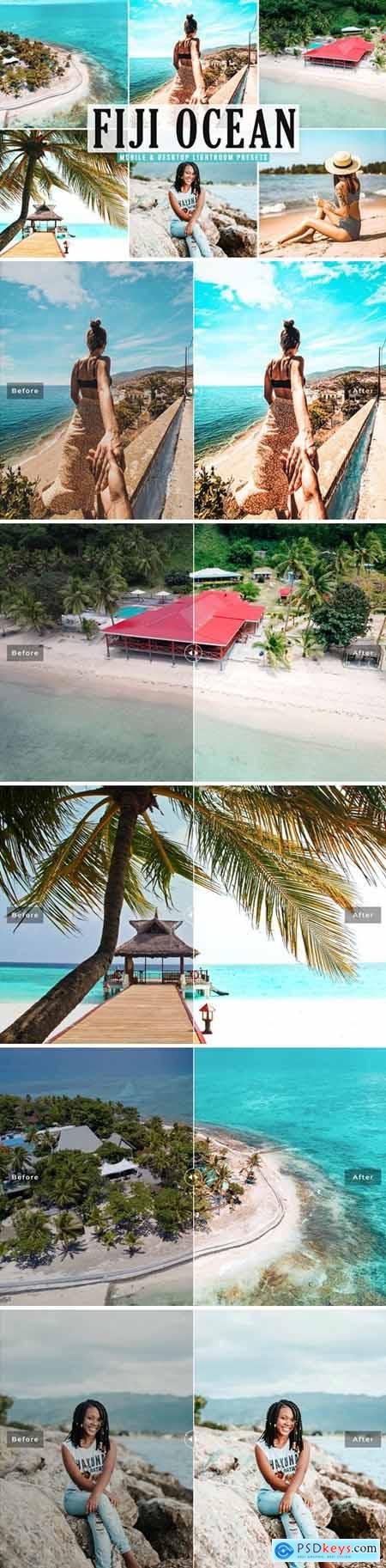 Fiji Ocean Mobile & Desktop Lightroom Presets