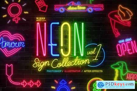 Neon Sign Collection- Volume One 4718662
