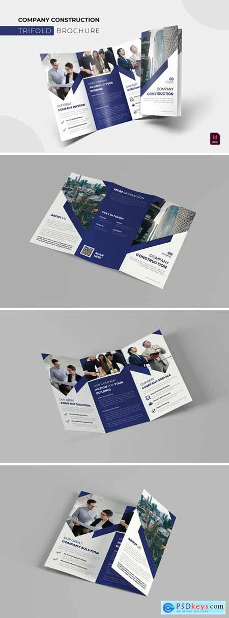 Company Construction - Trifold Brochure
