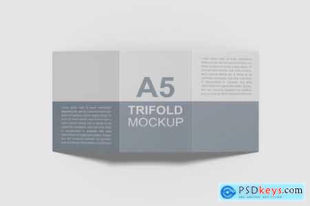 Download A5 Tri Fold Brochure Mockup Free Download Photoshop Vector Stock Image Via Torrent Zippyshare From Psdkeys Com