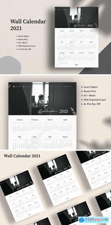 Wall Calendar 2021 8ZL5HSW