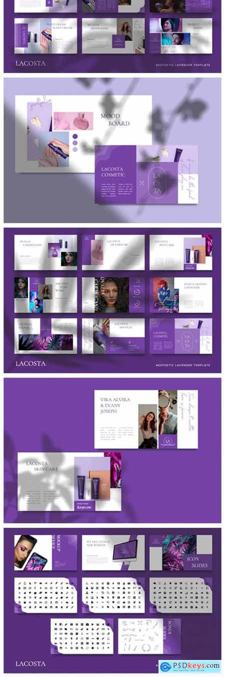 LACOSTA - Lavender Powerpoint Template 6717582