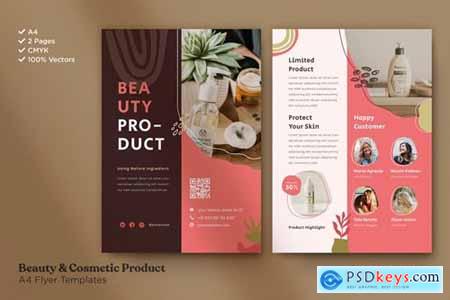 A4 Flyer Template Vol.03 Beauty & Cosmetic Product