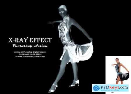 X-Ray Effect Photoshop Action 5348494