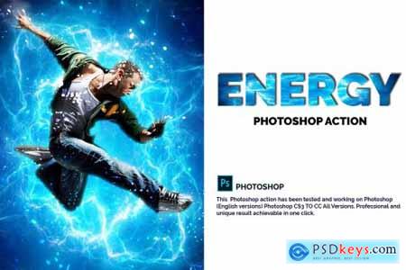 Energy Photoshop Action 4809089