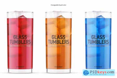 Clear Glass and Box Mockup 5525922
