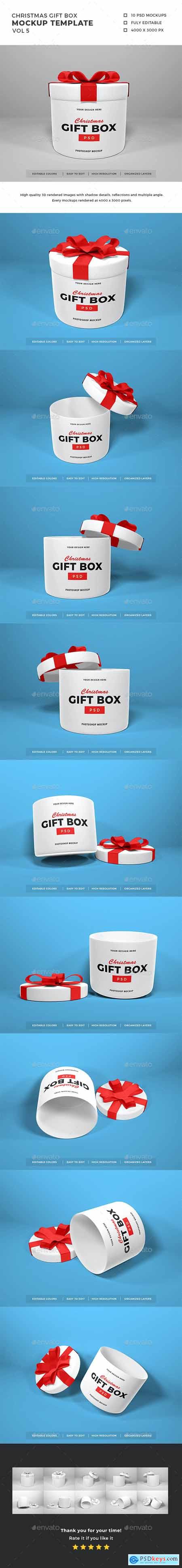 Christmas Gift Box Mockup Vol 5 29453741