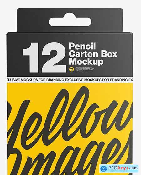Pencil Box Mockup 70224