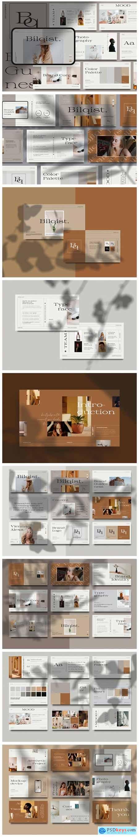 Bilqist - Aesthetic Brand Guidelines Template 6717662