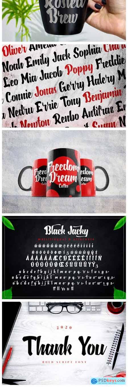 Black Jacky Font