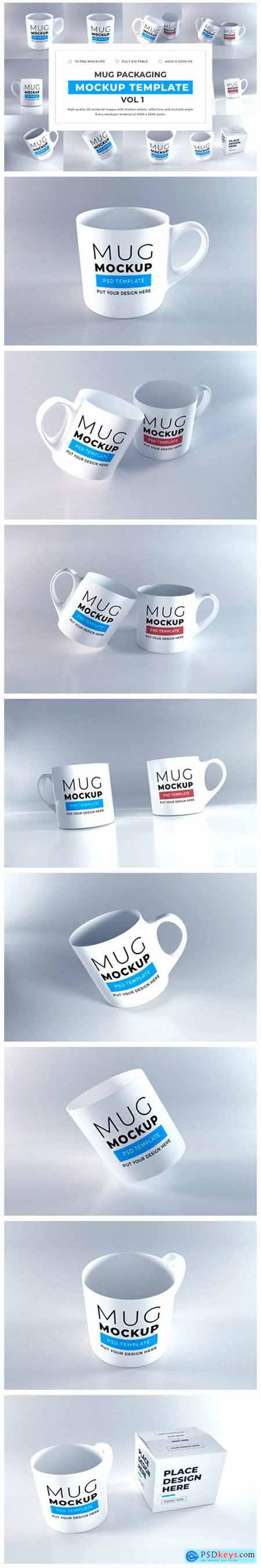 Realistic Mug Mockup Bundle Vol 1 6725680