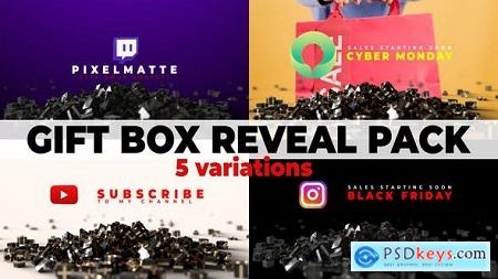 Gift Box Reveal Packs - Social Media - Black Friday & Cyber Monday 29504147