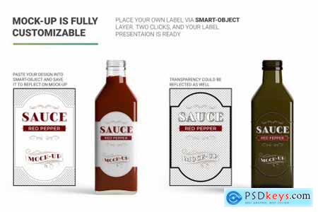 Sauce Bottle Mockup 4844082