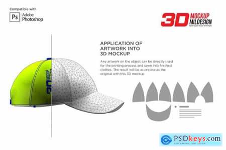 Download Creativemarket 3D Baseball Cap Mockup 5363713