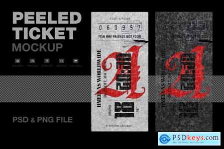Peeled Ticket 5638118
