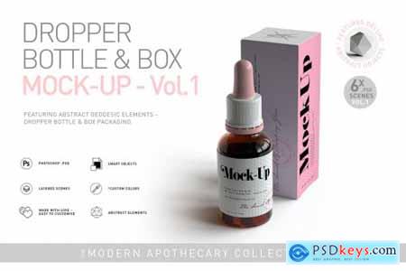 Dropper Bottle & Box Mock-Up - Vol.1 5295550