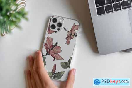 iPhone 12-Pro Clear Case MockUp 5639507
