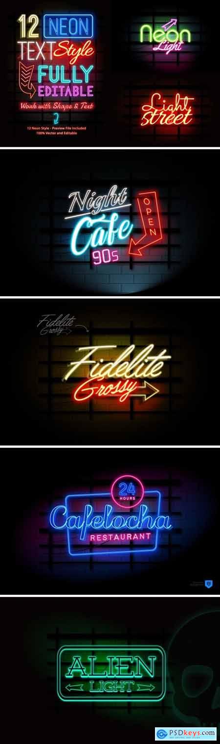 Neon Text Effects Vol.02