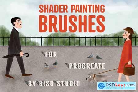 Shader Painting Brushes - Procreate 4686274