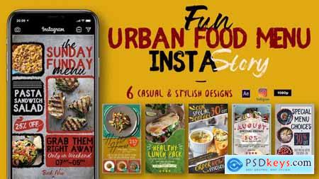 Fun Urban Food Menu Instagram Stories 29556426
