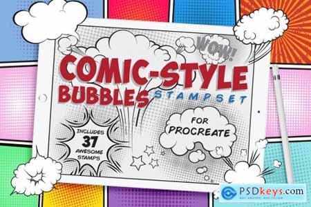 Comic Bubble Procreate Stamp 4579709