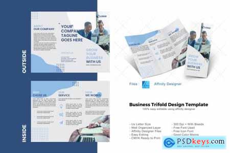 Business Trifold Brochure Template 4894005