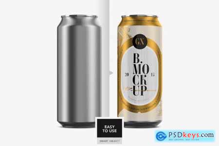 Beer-Soda Can Mockup - Larger 4928128
