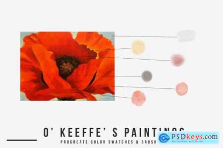 Georgia O Keeffe Procreate Brushes 5549828