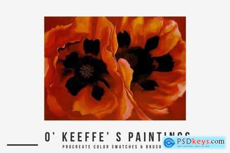 Georgia O Keeffe Procreate Brushes 5549828