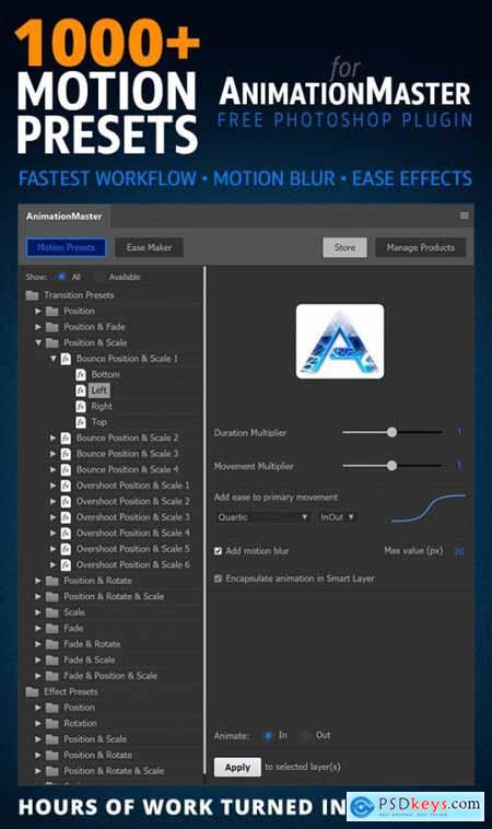 1000 Motion Presets for Animation Master 29302174