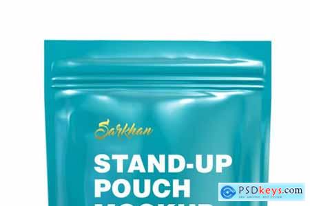 Glossy Stand Up Pouch Mockup 5670200