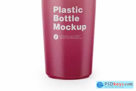 Plastic Bottle with Pump Mockup 5670195