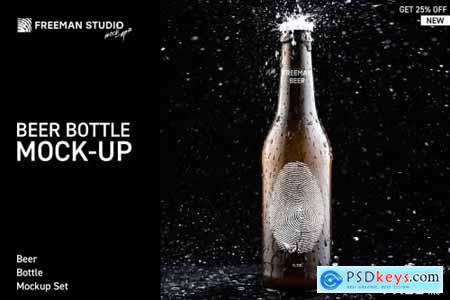 Beer Bottle Mock-Up Set 4476802