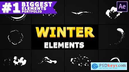 Winter Elements Pack - After Effects 29593330