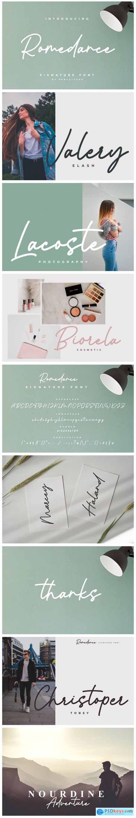 Romedance Font