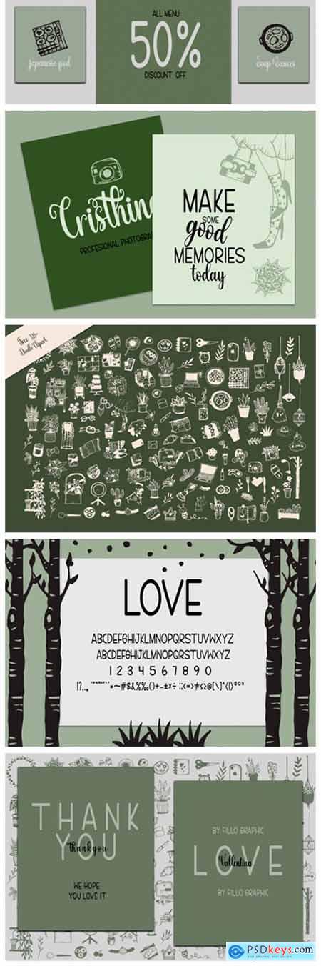 Love Vallentina Duo Font