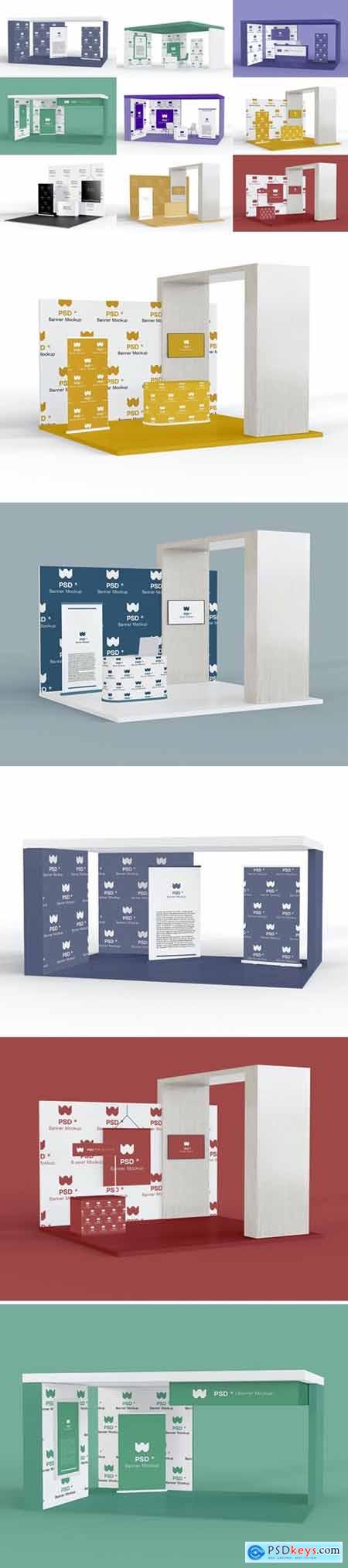 Exhibition Stands Mockup