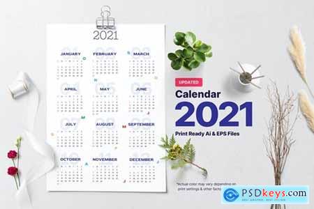 Easy Calendar 2021