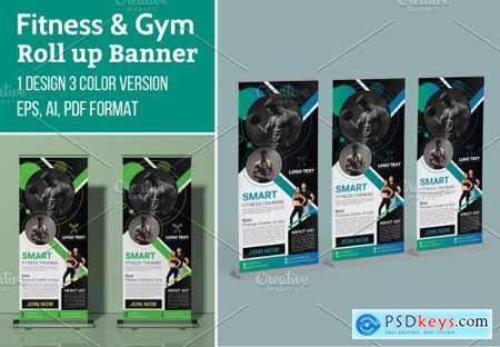 Fitness Roll Up Design Templates 5629703