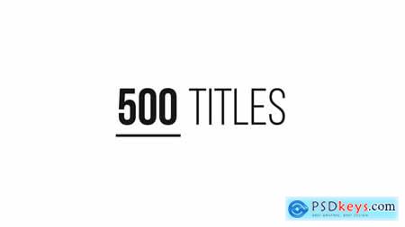 500 Titles Library - 20 Categories 25411905