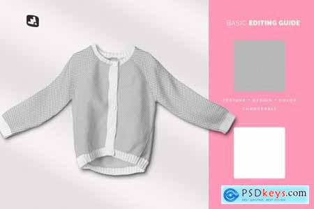 Top View Baby Sweater Mockup 5087832