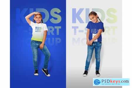 Kids Girl T-Shirt Mockups Vol2 Part2 5336841