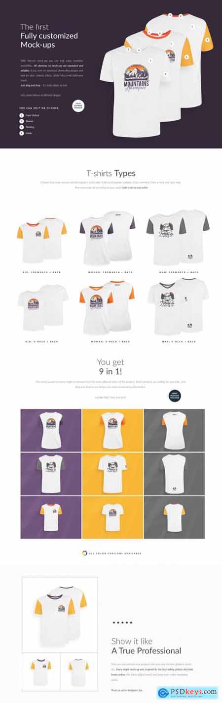 Ghost T-shirts Designer Kit Mock-ups 5280607
