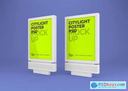 Citylight poster mockup