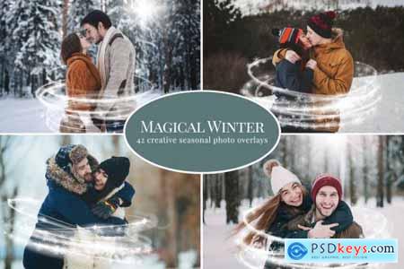 Magical Winter photo overlays 5460759