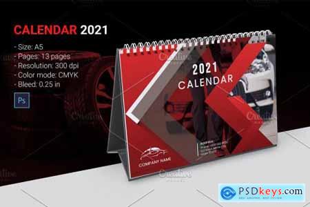 2021 Desk Calendar Template V31 5461503