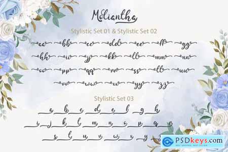 Moliantha - Script Calligraphy Font