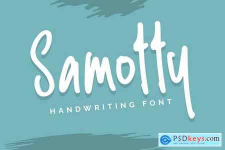Samotty - Handwriting Font