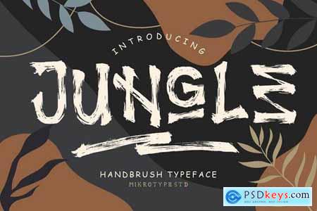 Jungle Handbrush Typeface